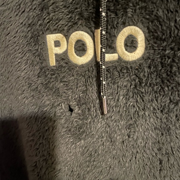 Black fur hoodie xl - Picture 5 of 6